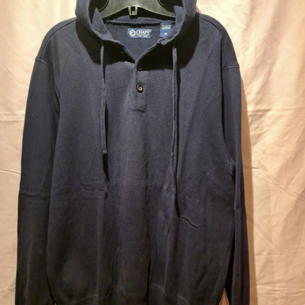 Chaps Navy Men's Cardigan Sweater